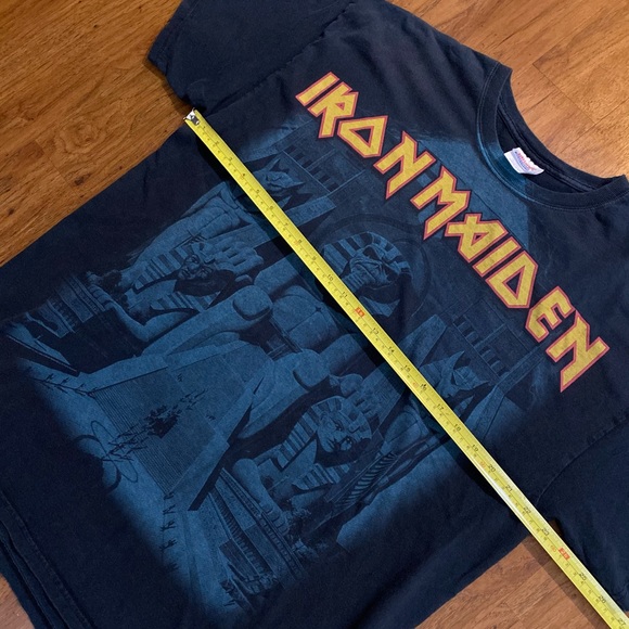 Vintage Iron Maiden shirt Powerslave metal rock - Picture 6 of 7